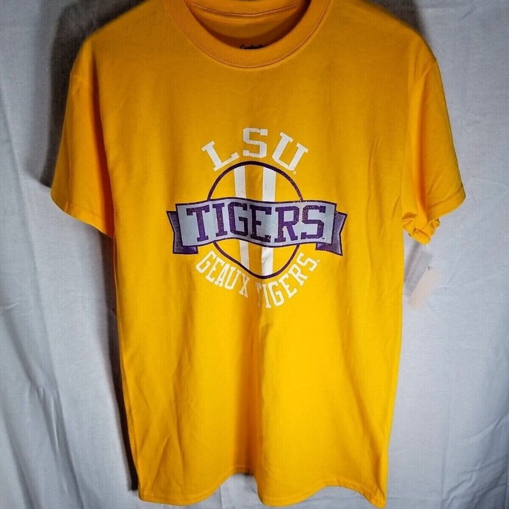 Captivating LSU TIGERS "Geaux Tigers" Men's Short Sleeve T-shirt